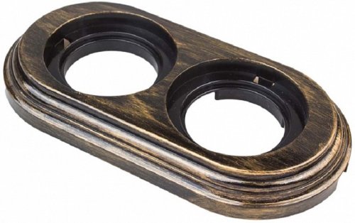 Рамка-ретро универсальная Bironi Лизетта 2-м. пластик бронза фото Рамка-ретро универсальная Bironi Лизетта 2-м. пластик бронза картинка